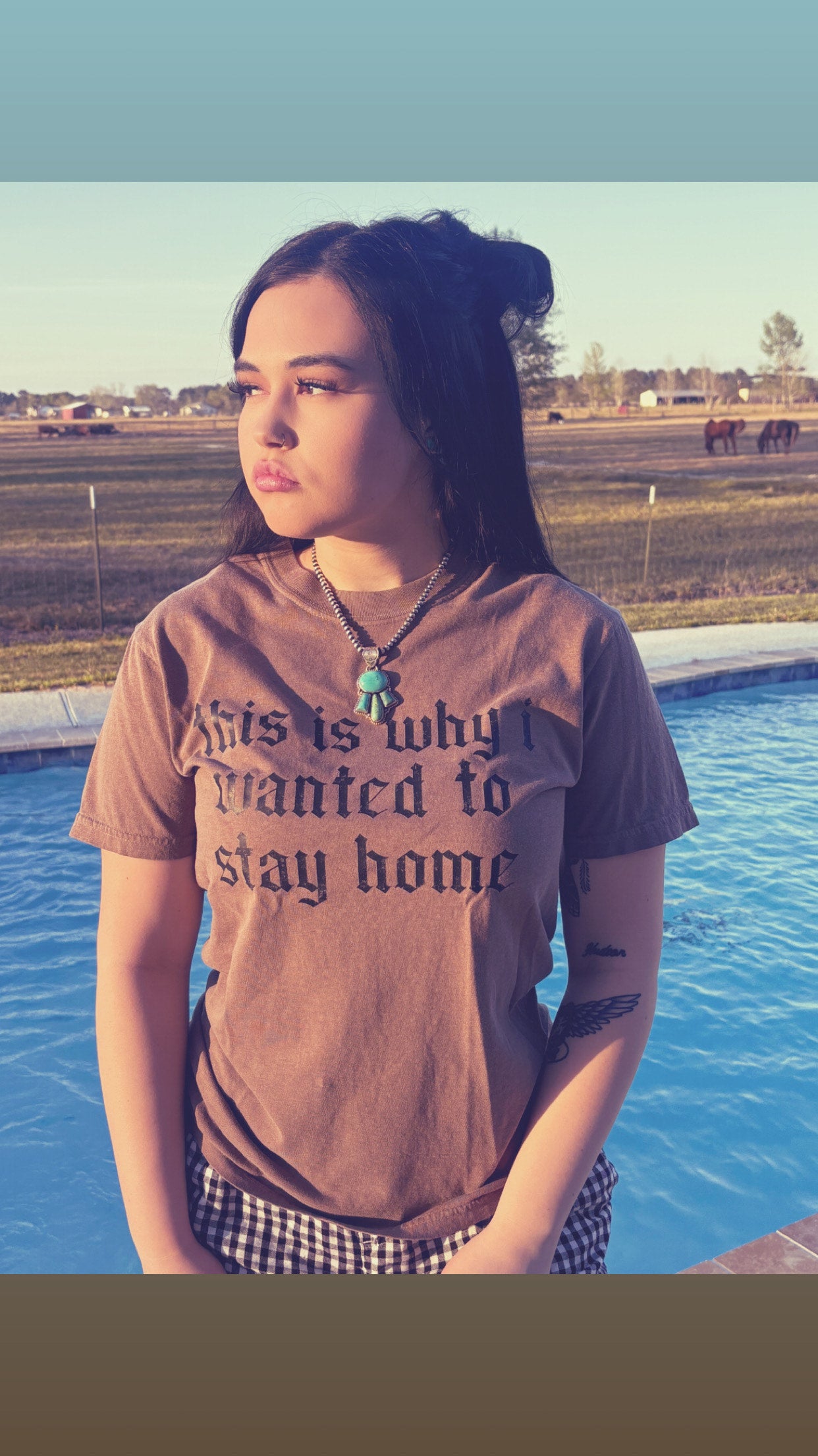 This Is Why I Wanted To Stay Home Tee